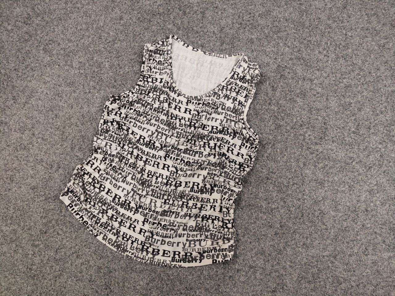 Burberry Burberry Vintage Authentic monogram Women's T-shirt tank top Size M / US 6-8 / IT 42-44 - 5 Thumbnail