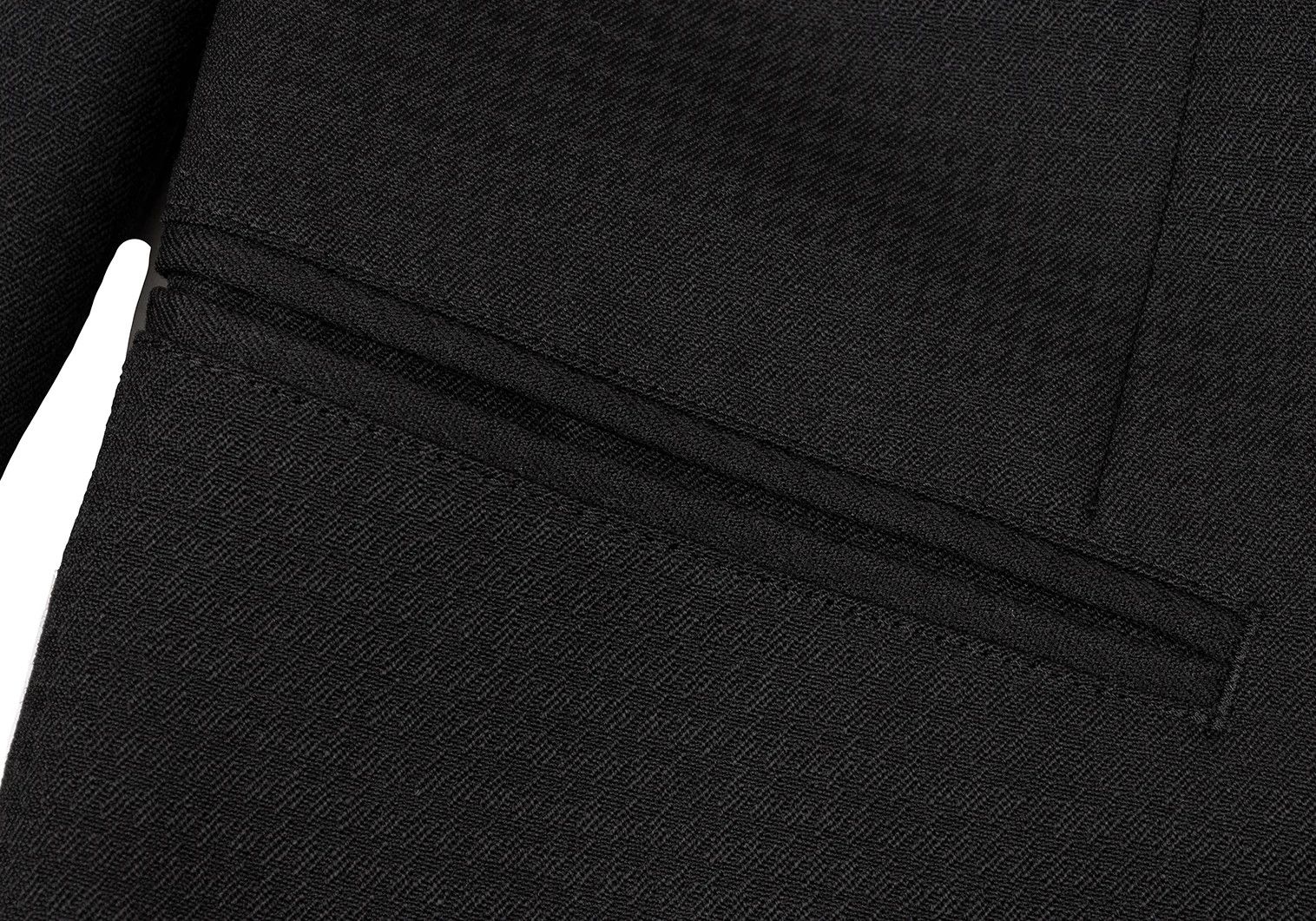 Yohji Yamamoto Yohji Yamamoto Costume Shadow Check Jacket Black 2 Size US M / EU 48-50 / 2 - 10 Thumbnail