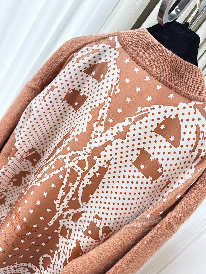Hermes Hermes Orange Pink Color Block Real Silk Mulberry Silk Rop Size XS / US 0-2 / IT 36-38 - 3 Thumbnail