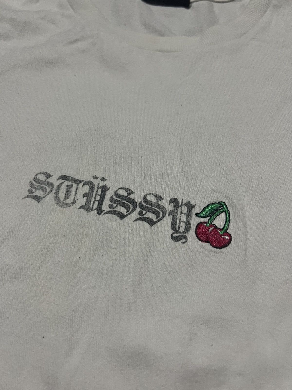 Stussy Vintage Stussy Cherry Logo Tee Streetwear 90s Size US S / EU 44-46 / 1 - 3 Thumbnail