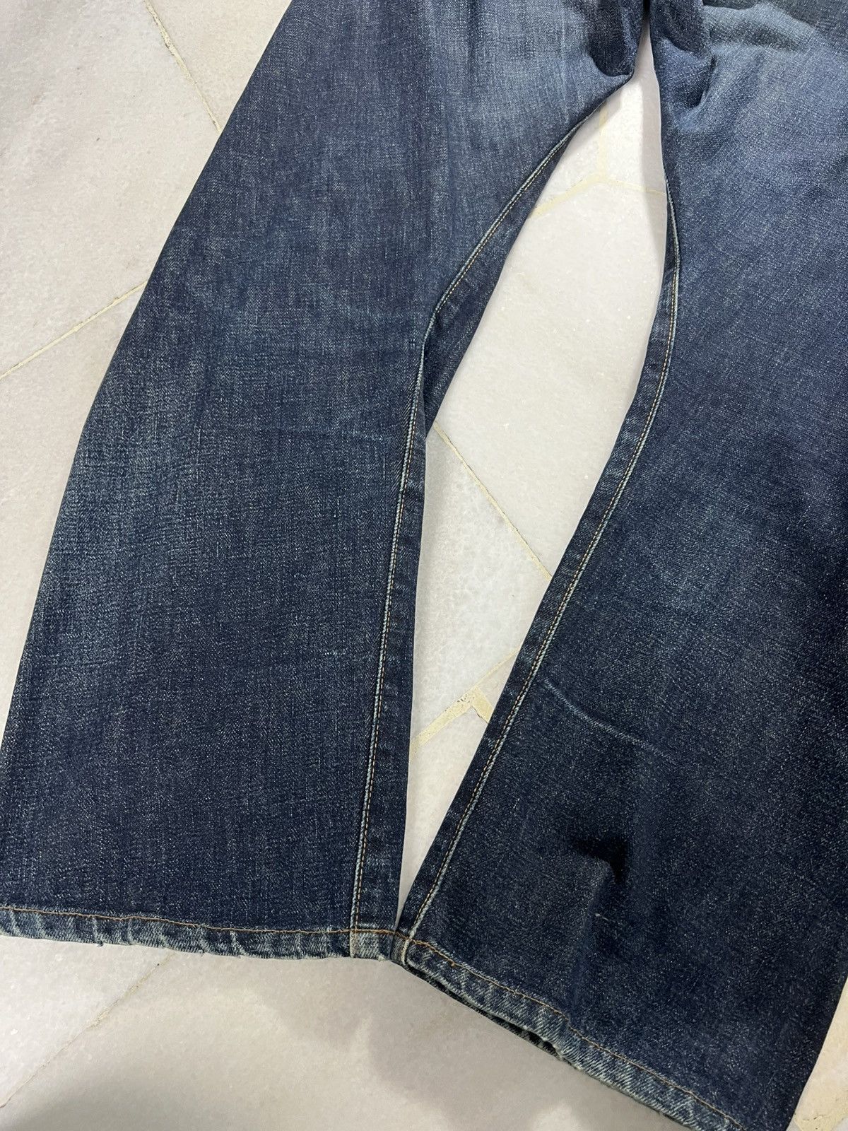 Edwin × If Six Was Nine × PPFM EDWIN E-FUNTION CURVED PUNK MUD WASH DISTRESSED JEANS Size US 29 - 10 Thumbnail