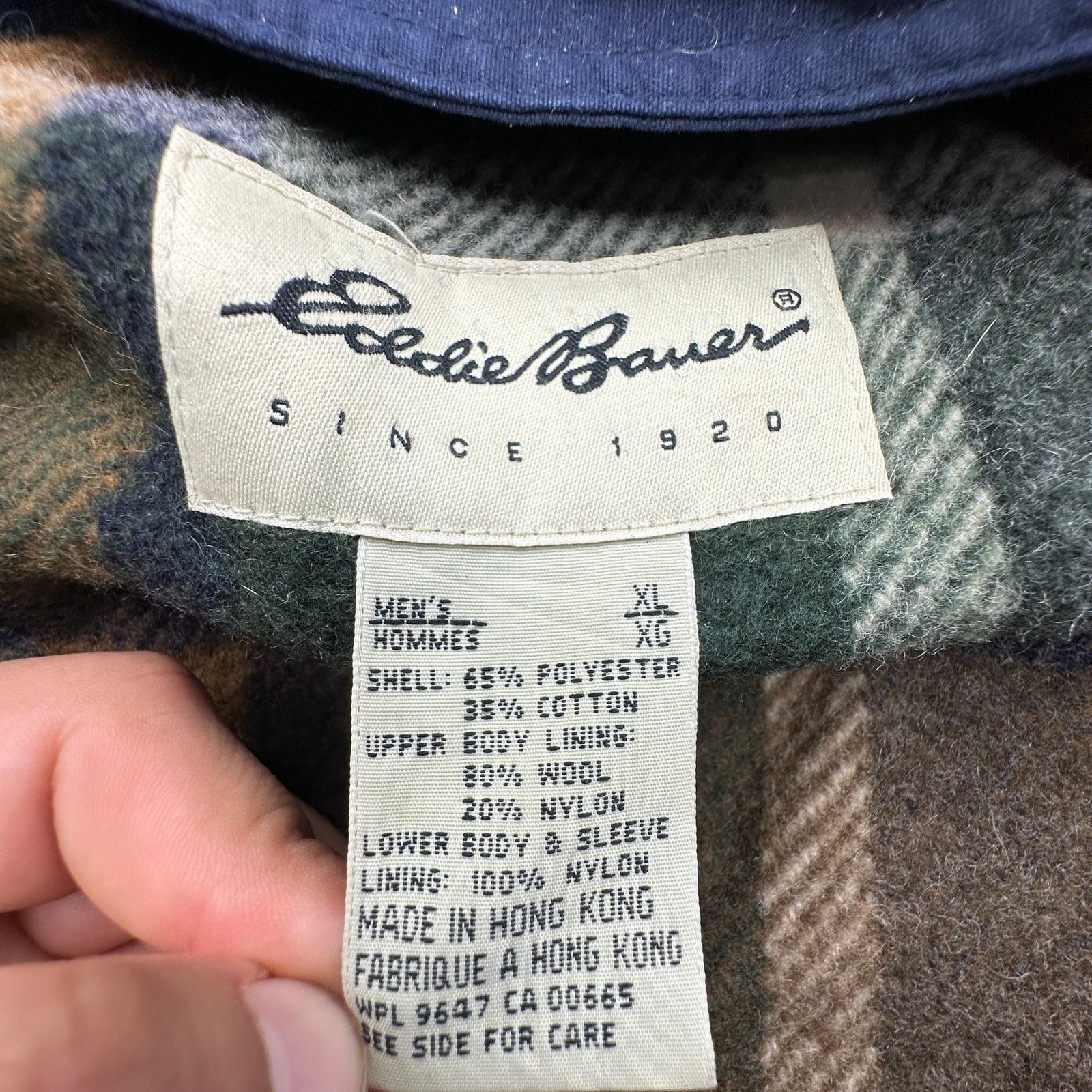 Eddie Bauer Vintage Eddie Bauer Wool Lined Mountain Parka Jacket Men XL Size US XL / EU 56 / 4 - 3 Thumbnail