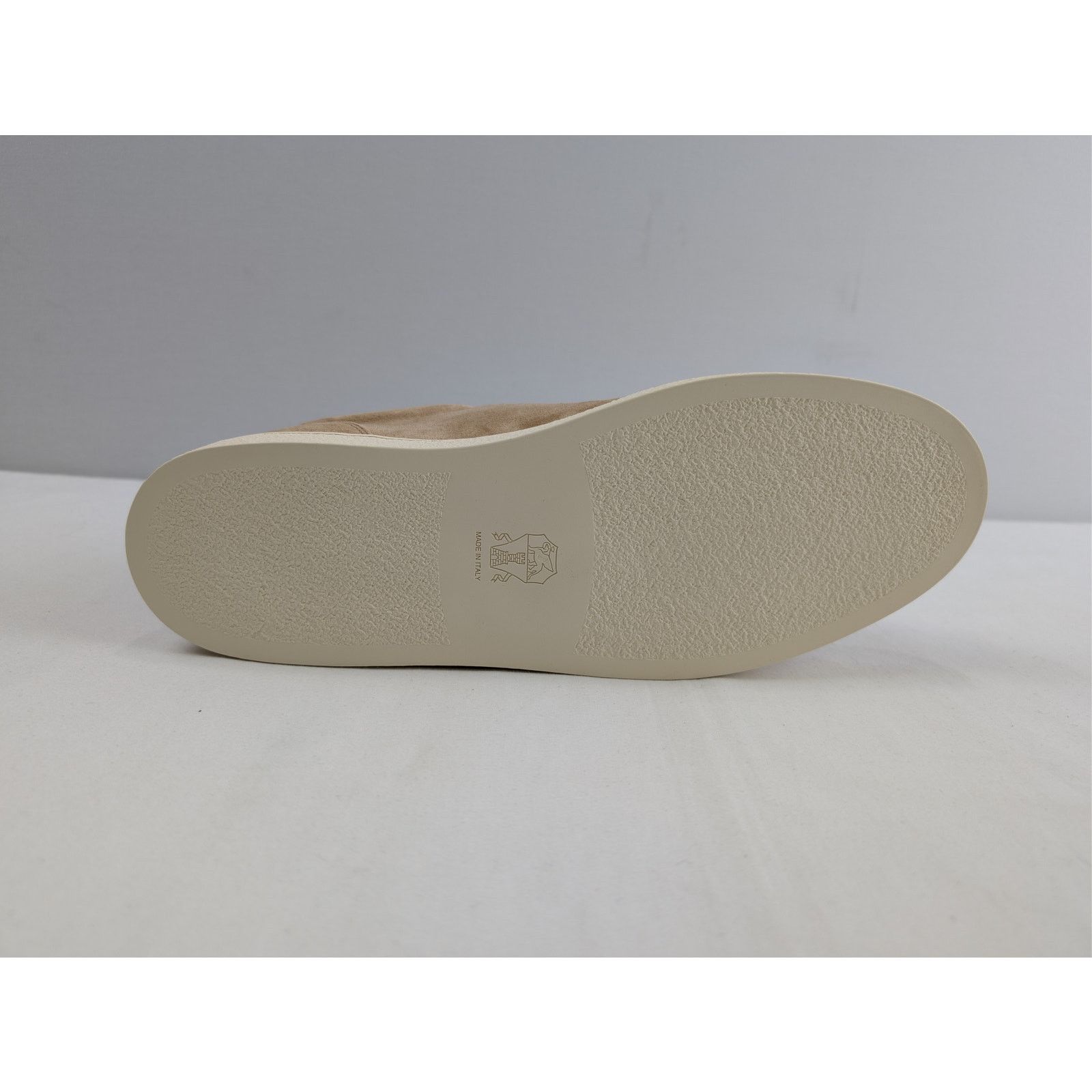 Brunello Cucinelli o1rshd1 'Coda di Rondine' suede sneakers in taupe/brown Size US 11 / EU 44 - 12 Thumbnail