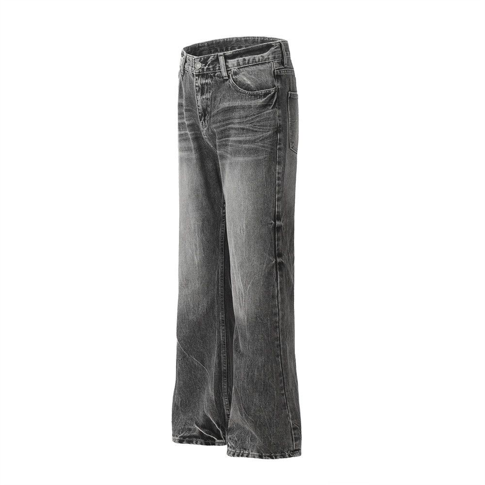 Japanese Brand × Jean Heavy washed distressed American retro straight jeans Size US 32 / EU 48 - 2 Thumbnail