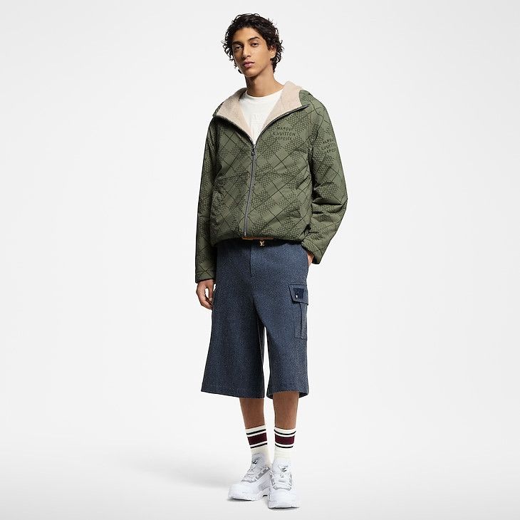 Louis Vuitton Reversible Nylon and Fleece Windbreaker Size US XXL / EU 58 / 5 - 1 Thumbnail