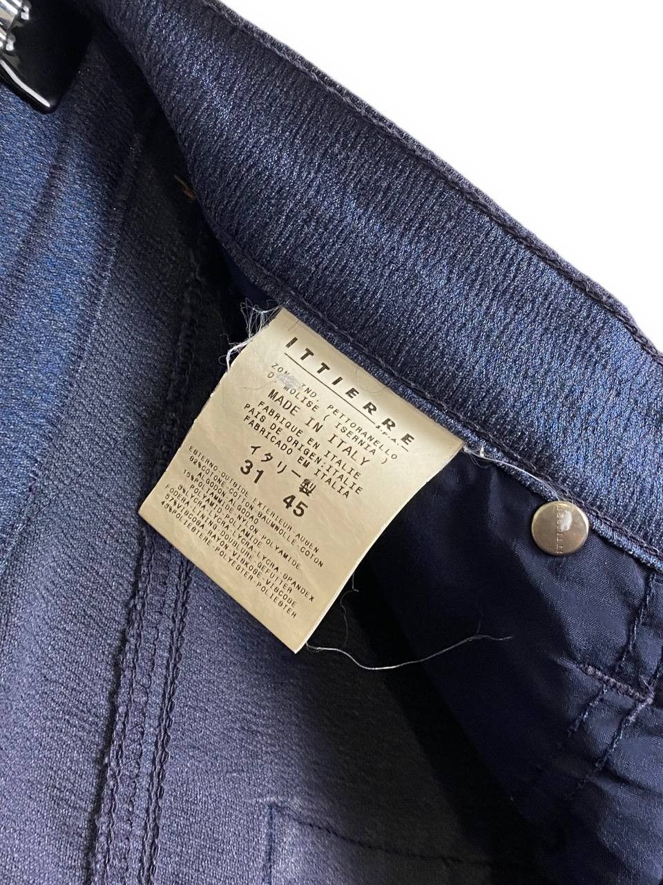 Versace Vintage VERSACE Navy Pants Y2k M518 Size 28" / US 6 / IT 42 - 9 Thumbnail