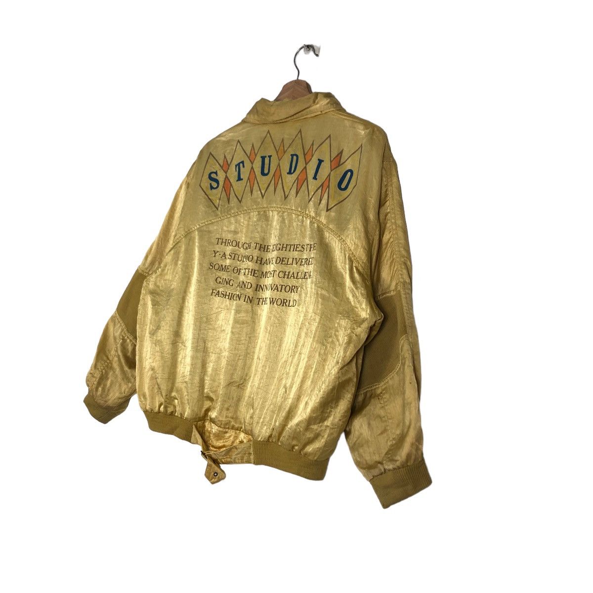 Japanese Brand × Vintage 📌VINTAGE BOMBER JACKET BREE-ZEE BIG LOGO JAPAN Size US M / EU 48-50 / 2 - 6 Thumbnail