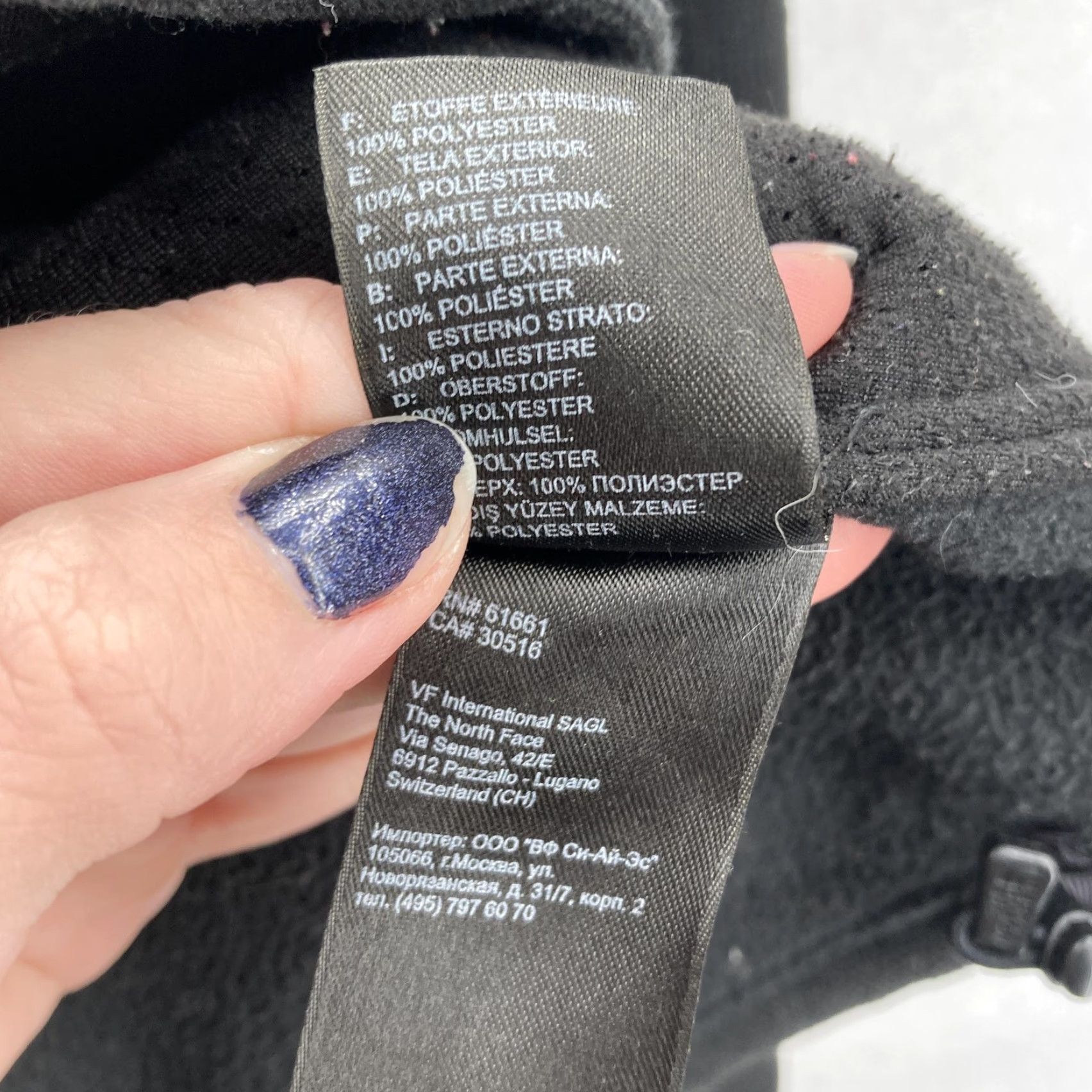 The North Face The North Face Denali Jacket Mens Large Black Fleece Full Zip Chest Pocket Camp Size US L / EU 52-54 / 3 - 4 Thumbnail
