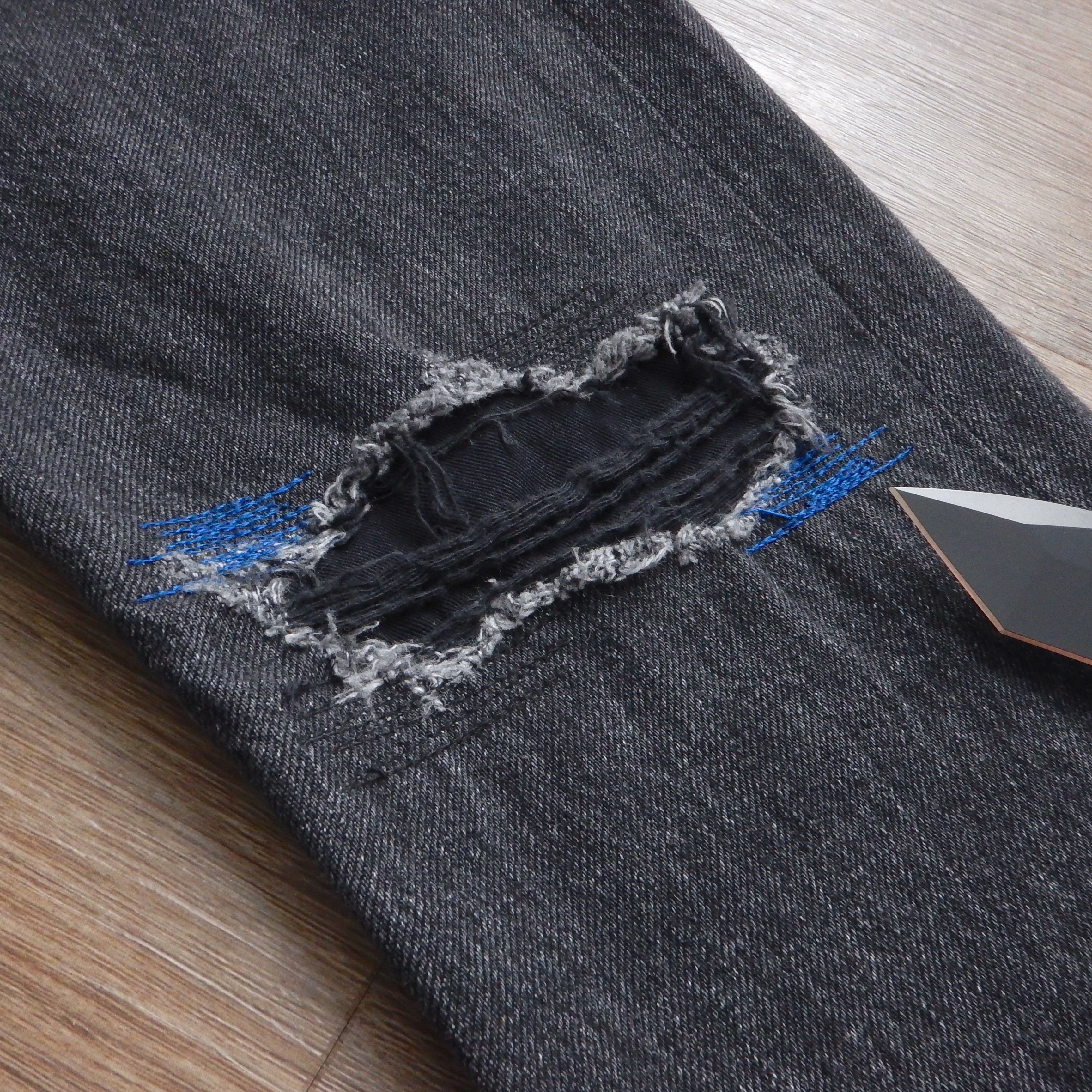 Neighborhood Neighborhood Japan Luker 13oz Crash Skinny Slim Denim Size M Size US 33 - 2 Thumbnail