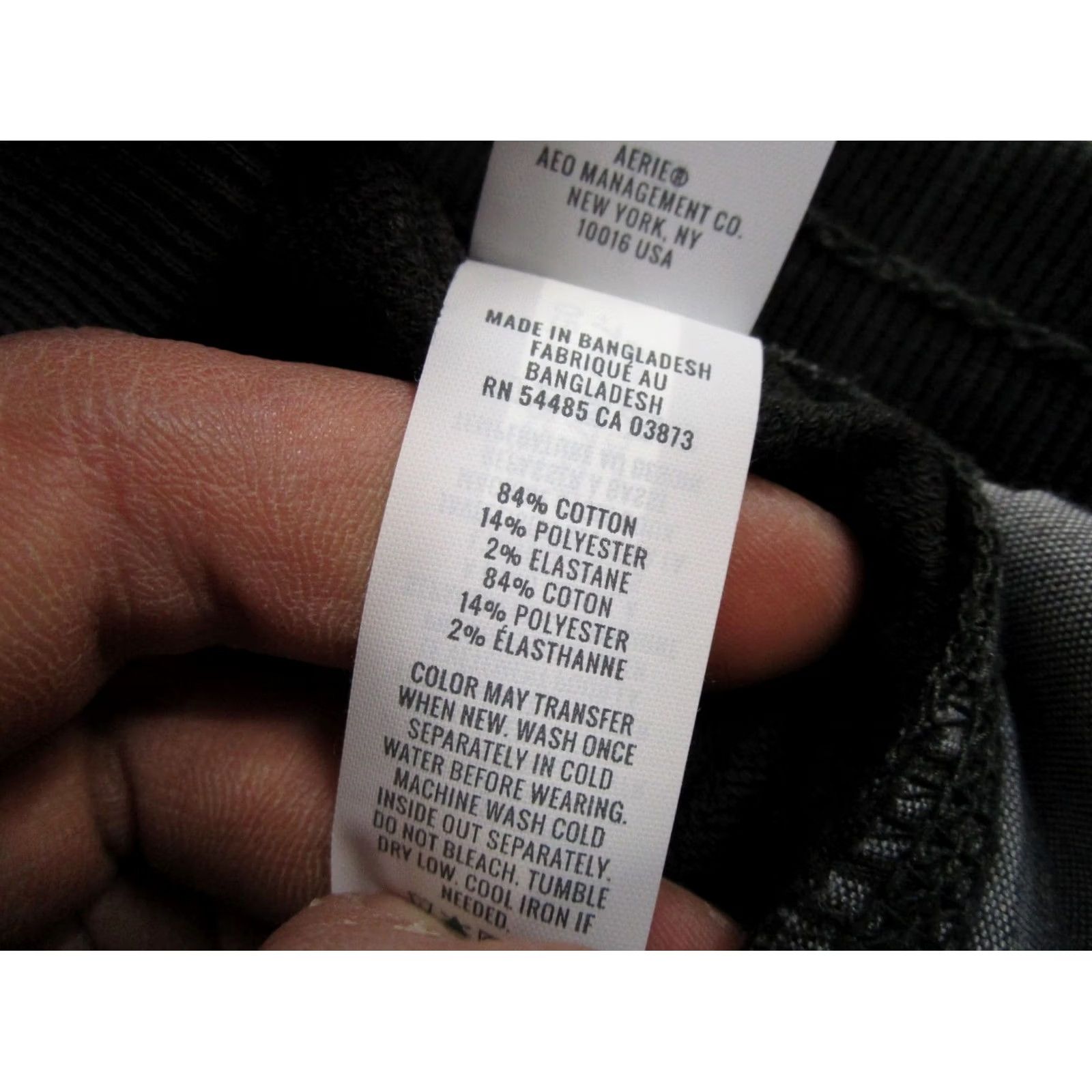 Vintage Aerie Wide Leg Sweatpants Womens L Black Pull On Lounge Athleisure NEW Size 36" / US 14 / IT 50 - 6 Thumbnail