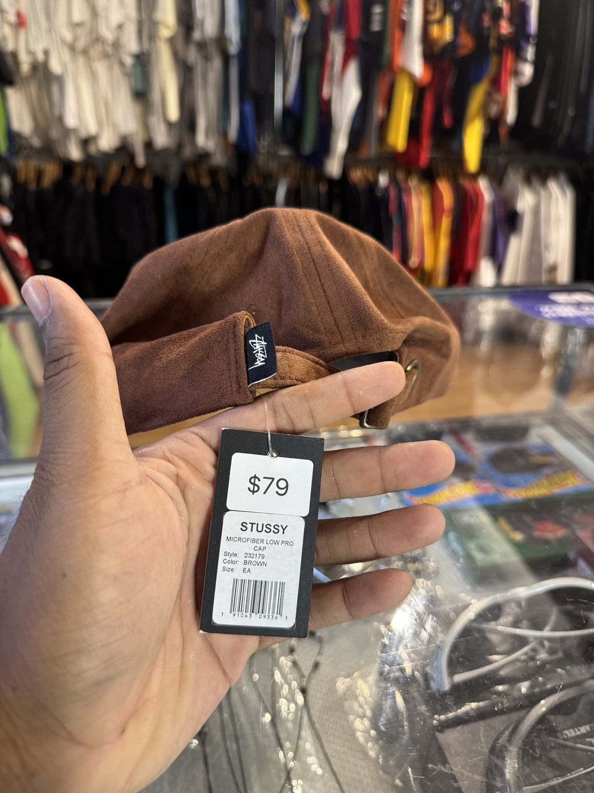 Stussy STUSSY MICROFIBER LOW PRO CAP Size ONE SIZE - 5 Thumbnail