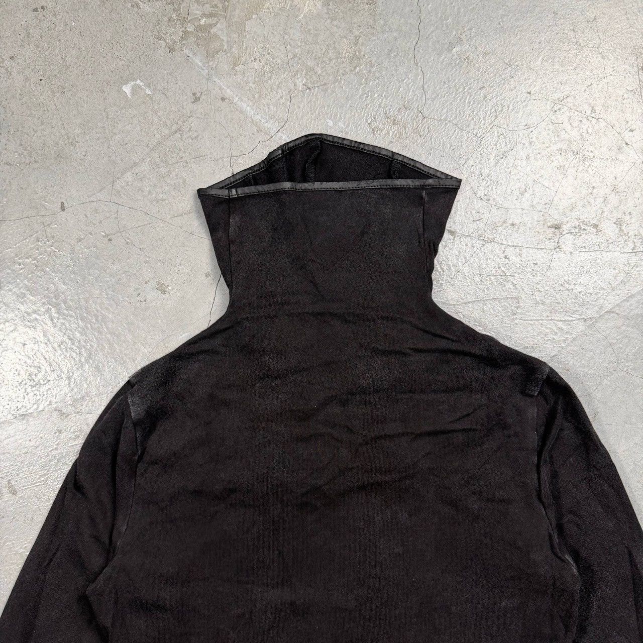 14th Addiction Punk Rave Goth Cyberpunk Mesh Cutout Hooded Top Size M / US 6-8 / IT 42-44 - 8 Thumbnail