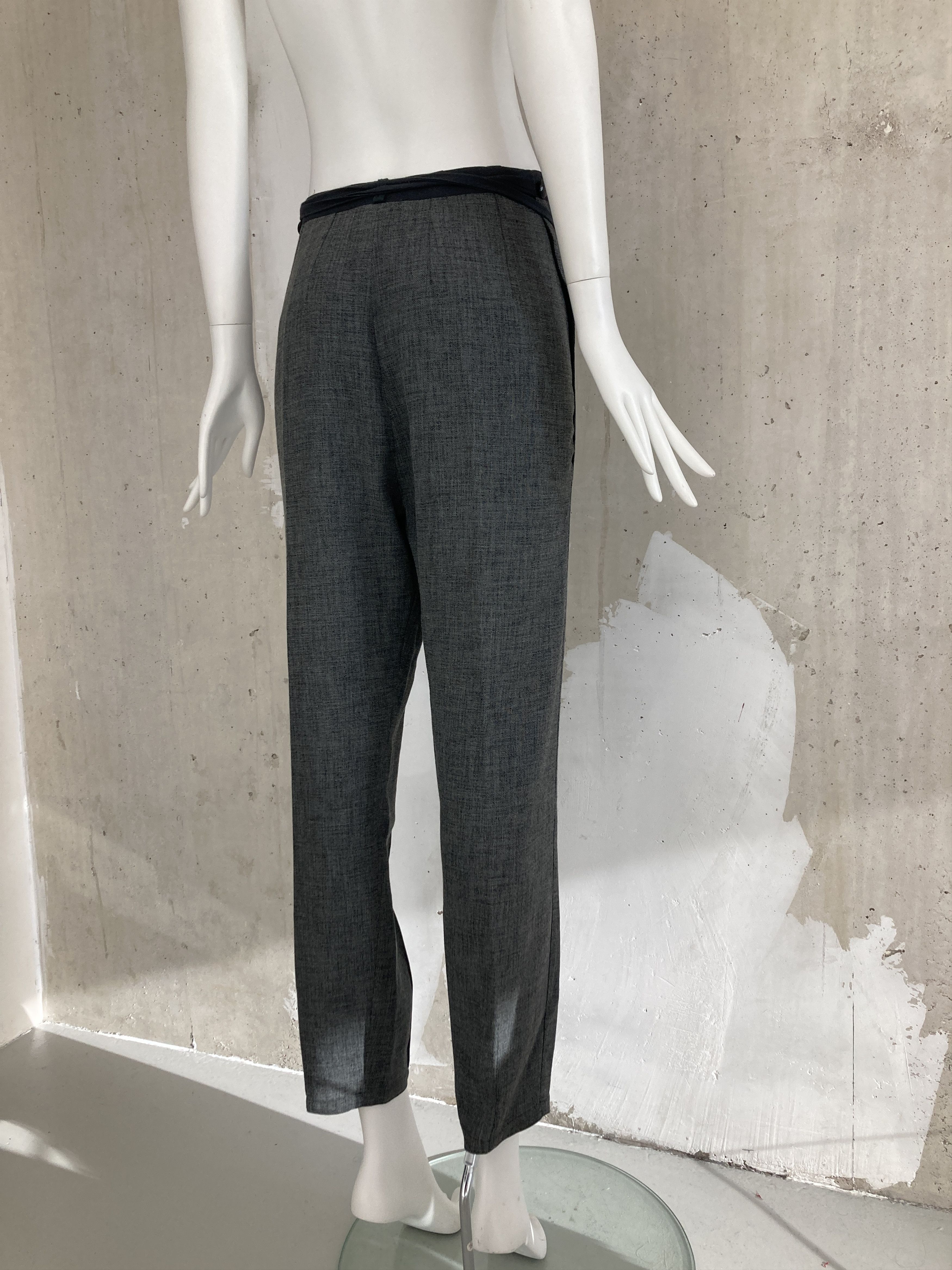 Ann Demeulemeester Early 90's Grey Side Buttoned Trousers Size 27" / US 4 / IT 40 - 5 Thumbnail