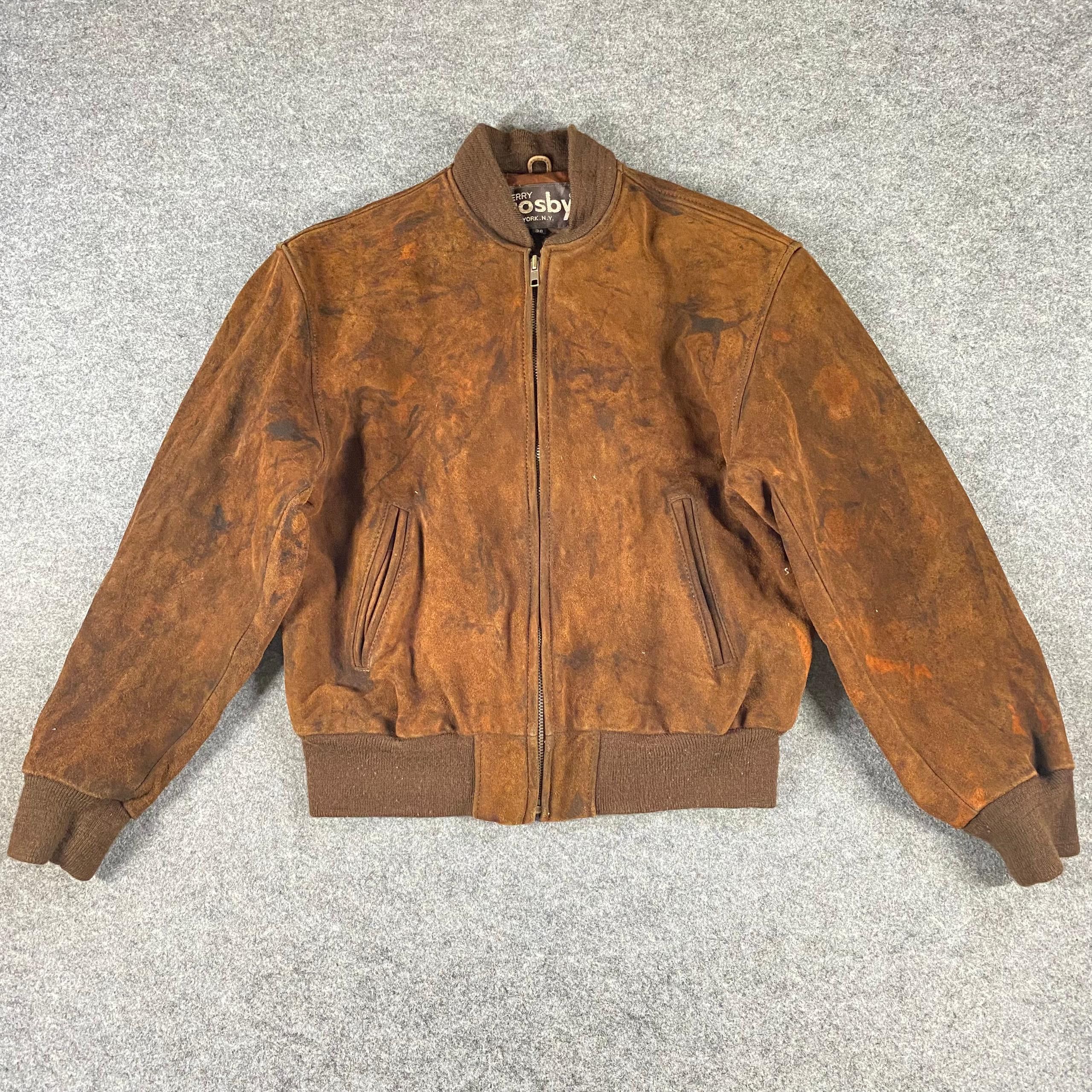 Hysteric Glamour Vintage Cosby Bombers Leather Jacket Size US M / EU 48-50 / 2 - 3 Thumbnail