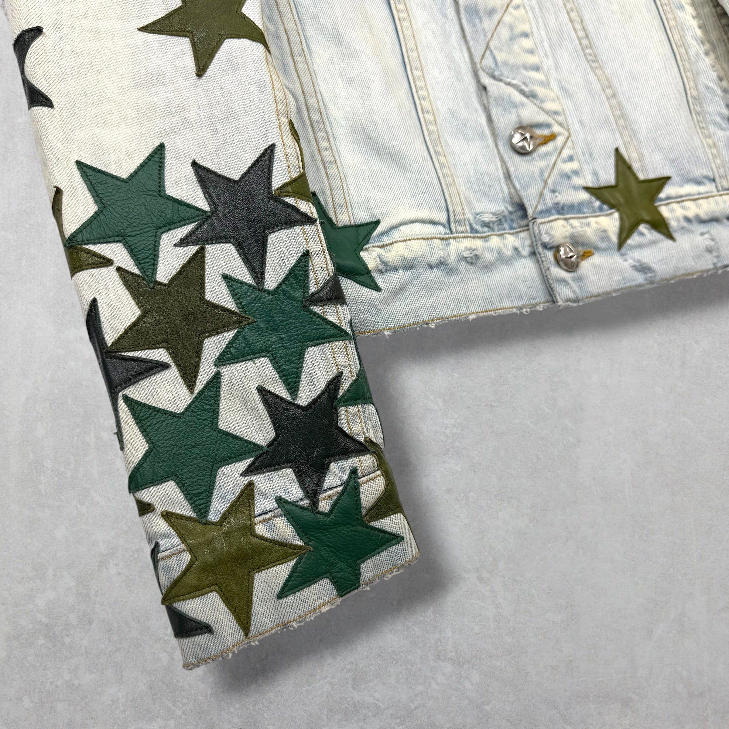 Amiri Amiri x Chemist Green Star Patch Jean Jacket M Size US M / EU 48-50 / 2 - 4 Thumbnail