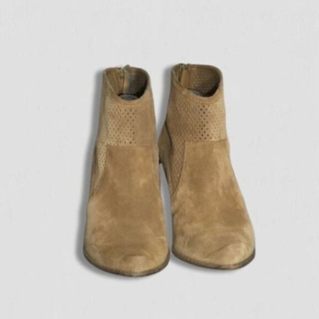 Treasure & Bond Treasure & Bond Ankle Boots Suede Leather Zip Caramel sz 8 Size US 8 / IT 38 - 2 Thumbnail