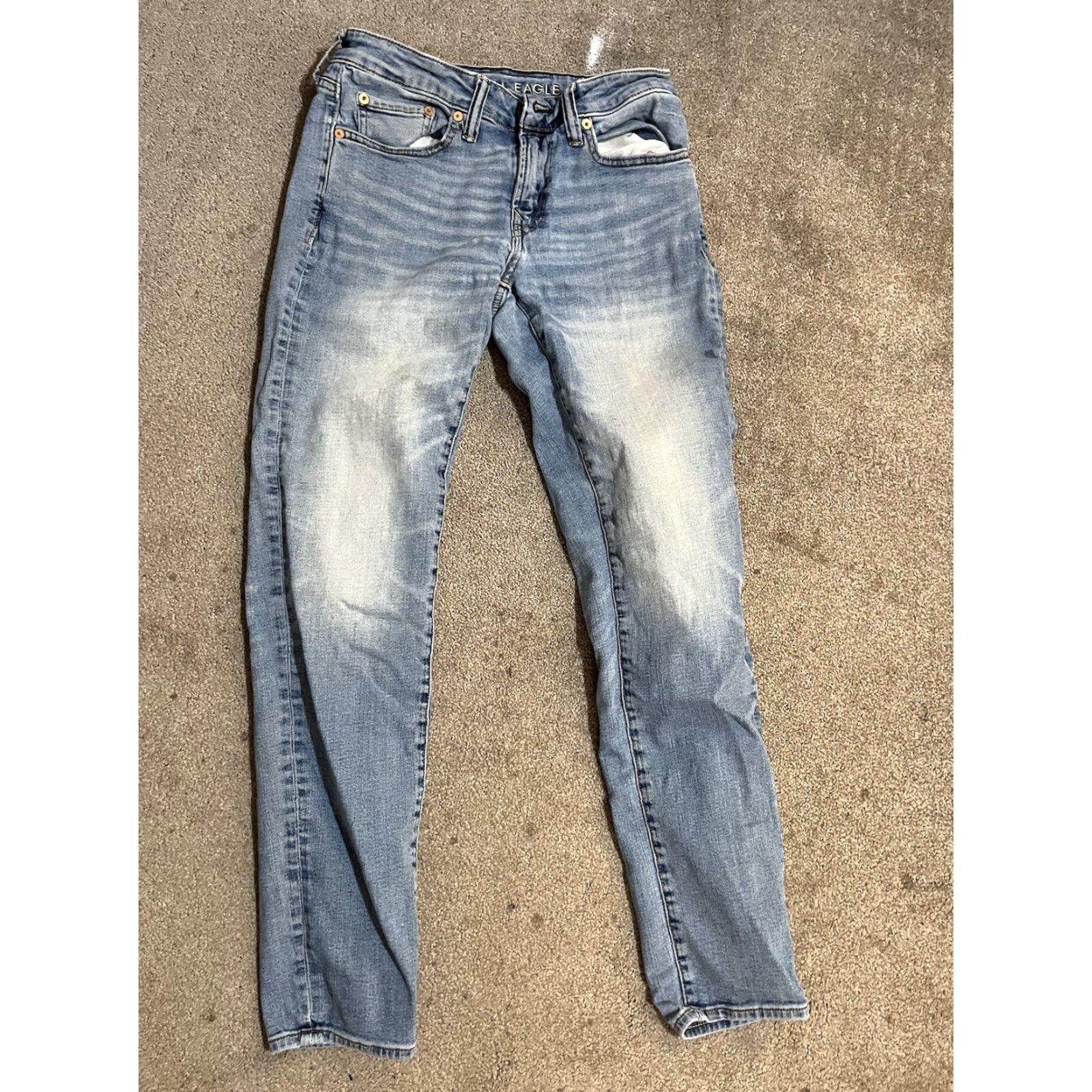American Eagle Outfitters American Eagle Outfitters Jeans Men 29x32 Blue Cotton Denim Skinny Size US 29 - 3 Thumbnail