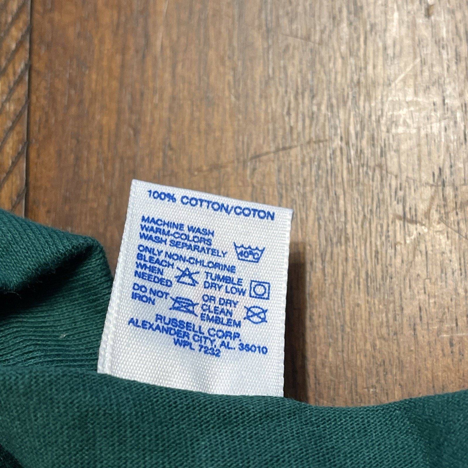 Russell Athletic Vtg Russell Athletic Youth L Green T-Shirts New 3 Size L / US 10 / IT 46 - 6 Thumbnail