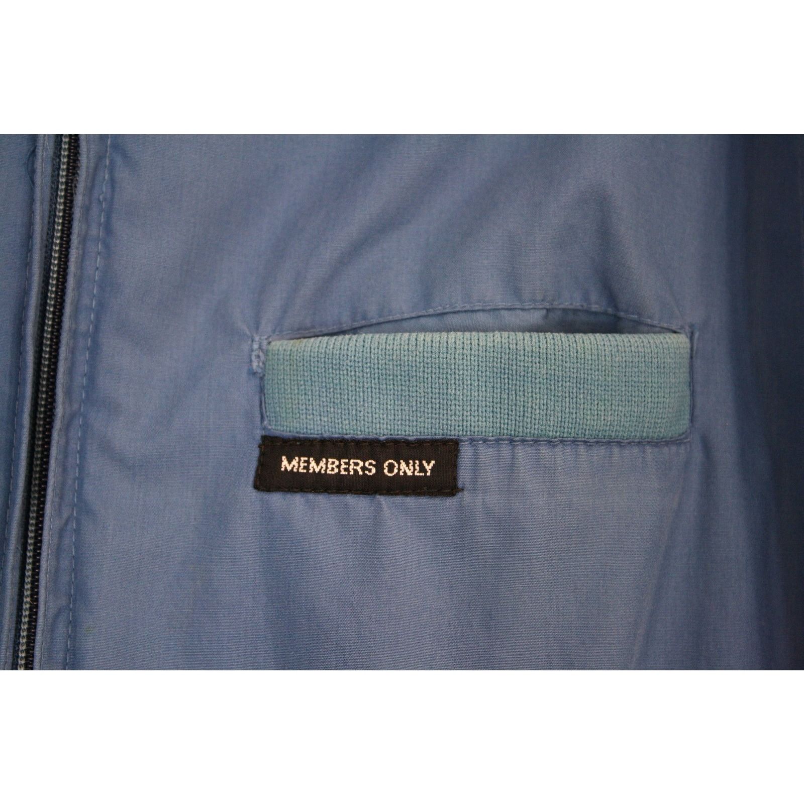 Members Only Vintage 80s Members Only Jacket 40 Blue Cafe Racer Bomber Size US M / EU 48-50 / 2 - 3 Thumbnail