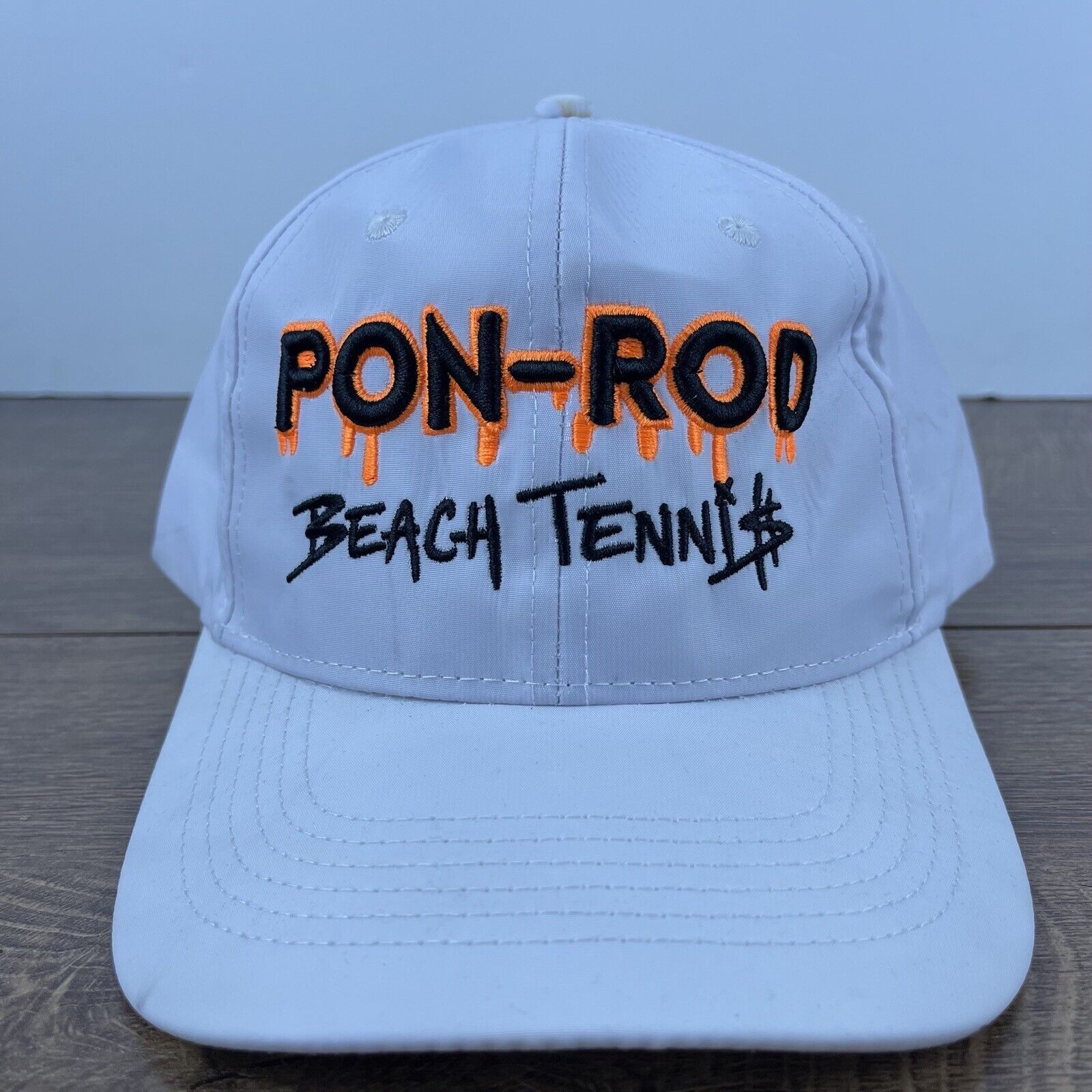 Other Pon Rod Beach Tennis Hat Snapback Hat White Hat Adjustable W Size ONE SIZE - 2 Thumbnail