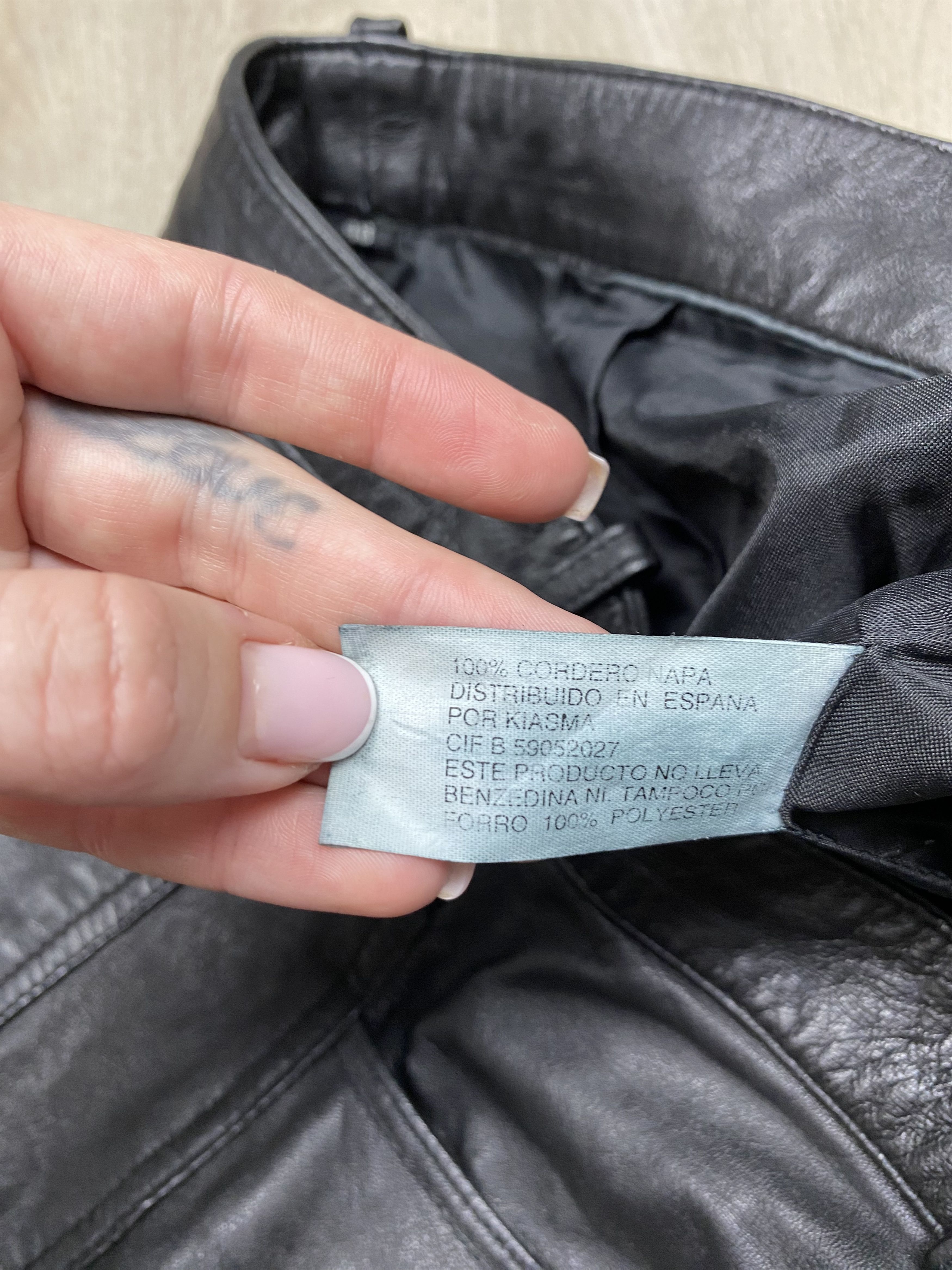 Genuine Leather Vintage Genuine Leather Pants Biker Motorcycle Size US 32 / EU 48 - 6 Thumbnail