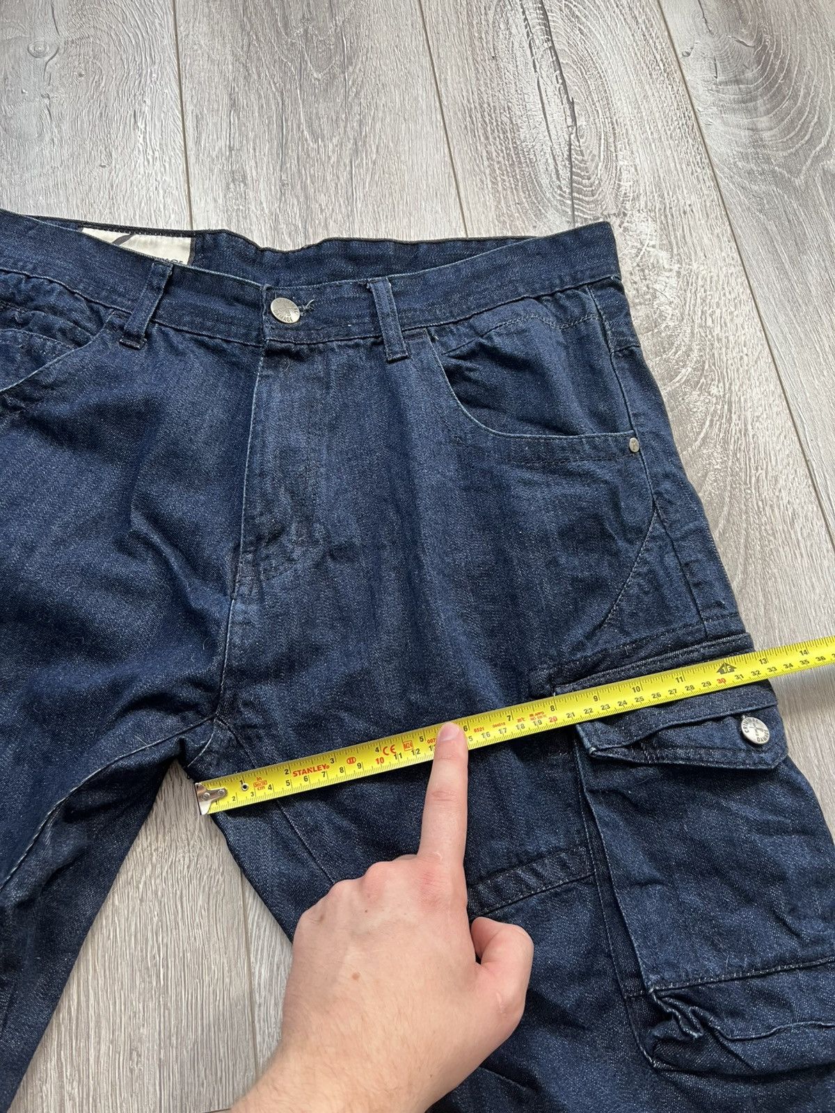 Criminal Damage Criminal Damage Cargo Denim Shorts Casual Blue Size 34 Size US 34 / EU 50 - 23 Thumbnail