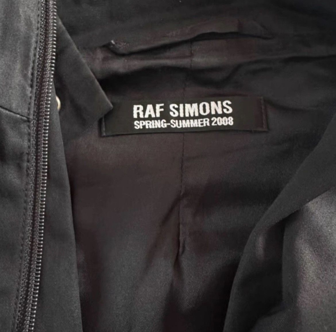 Raf Simons raf simons 08ss zipper jacket | Grailed