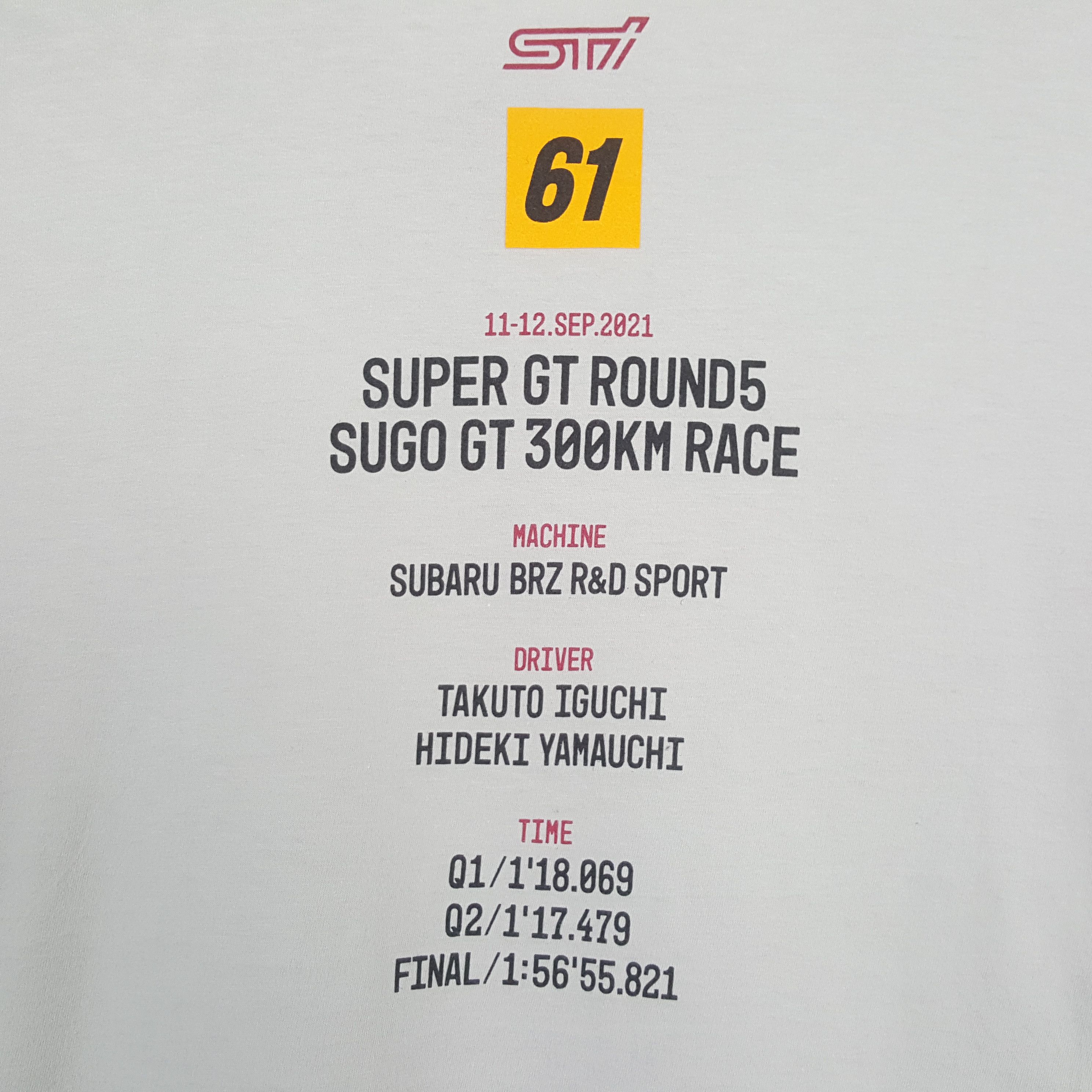 Japanese Brand × Vintage Vintage SUBARU Japan Racing Team T-shirt C285N53 Size US M / EU 48-50 / 2 - 4 Thumbnail