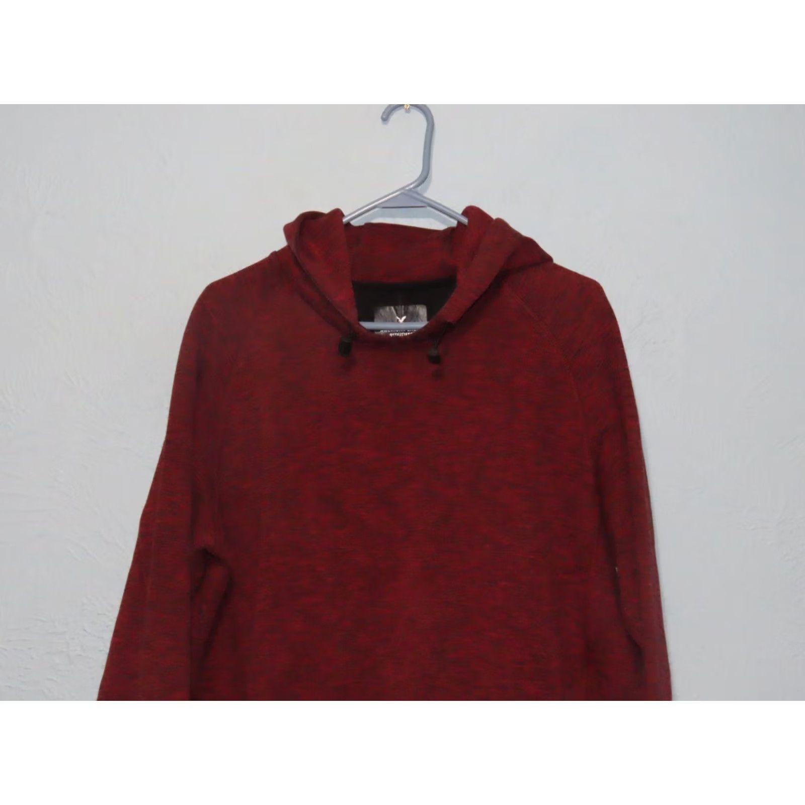 American Eagle Outfitters American Eagle Activeflex Pullover Hoodie Men's L Burgundy Red Zippered Pockets Mock Neck Long Sleeve Modern Activewear Shirt Size US L / EU 52-54 / 3 - 3 Thumbnail