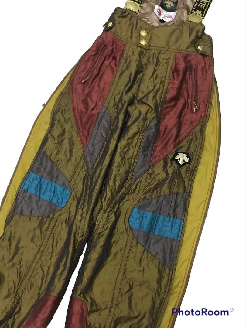 Descente 💥Vintage Descente Overall Gold Ski Team Size US 31 - 5 Thumbnail