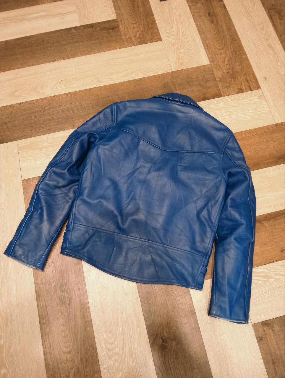 Japanese Brand JAPANESE HORN WORKS RIDER LEATHER JACKET Size US L / EU 52-54 / 3 - 13 Thumbnail