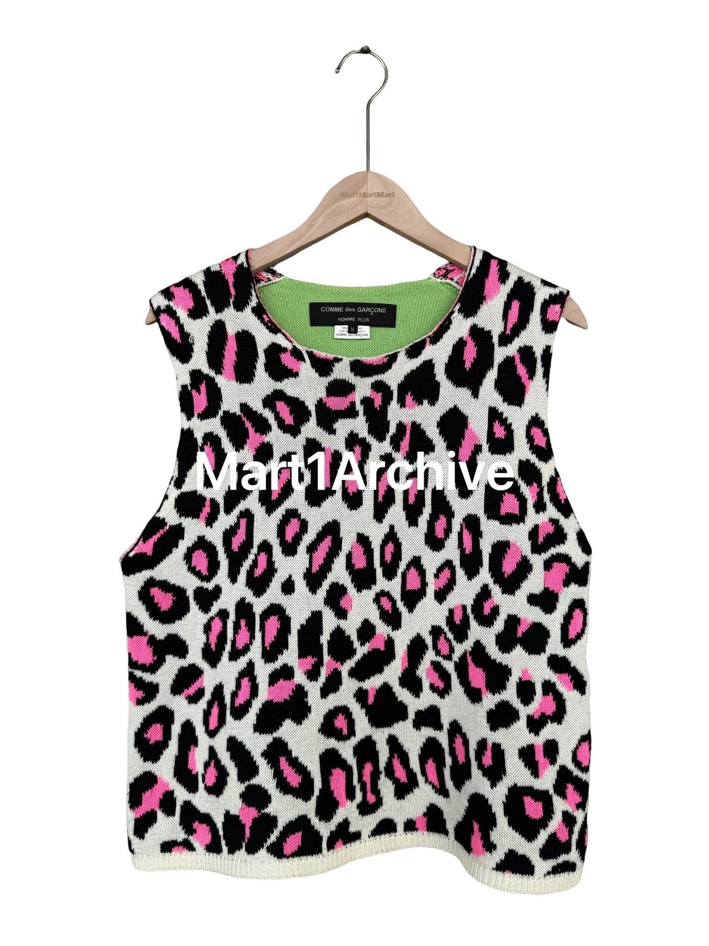 Comme des Garcons Comme des Garçons Homme Plus Leopard Tank Top Size M Size US M / EU 48-50 / 2 - 1 Thumbnail