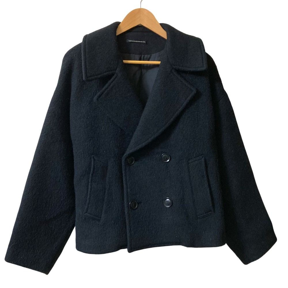 Other Yoji Yamamoto Y's Wool Alpaca Blend Short Coat Others Outerwear DUTY FREE for USA Size ONE SIZE - 1 Thumbnail