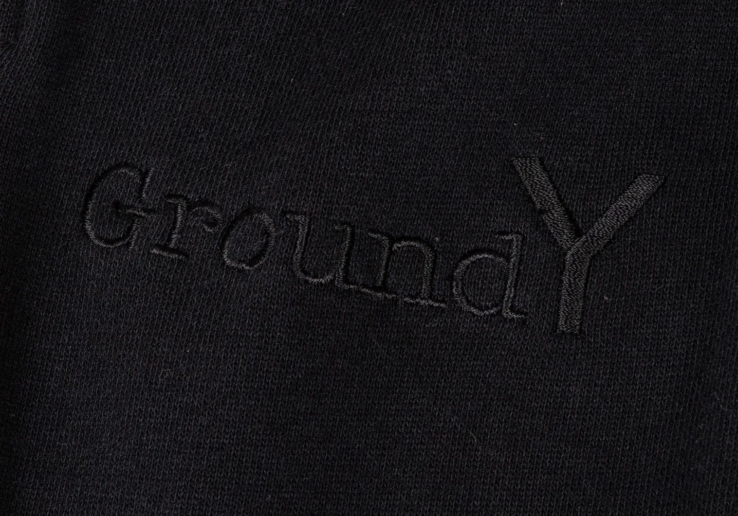 Yohji Yamamoto Logo Embroidered Sweatpants in Black XL Size US 38 / EU 54 - 4 Thumbnail