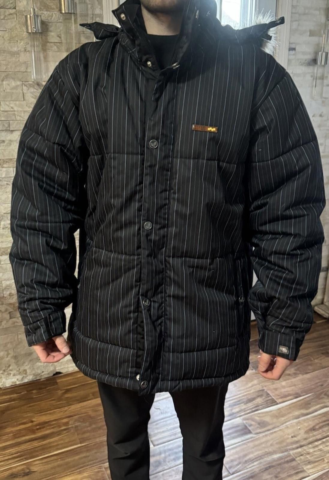 FOURSQUARE Foursquare Men’s Thick Down Jacket Hooded Sz XL Size US XL / EU 56 / 4 - 2 Thumbnail