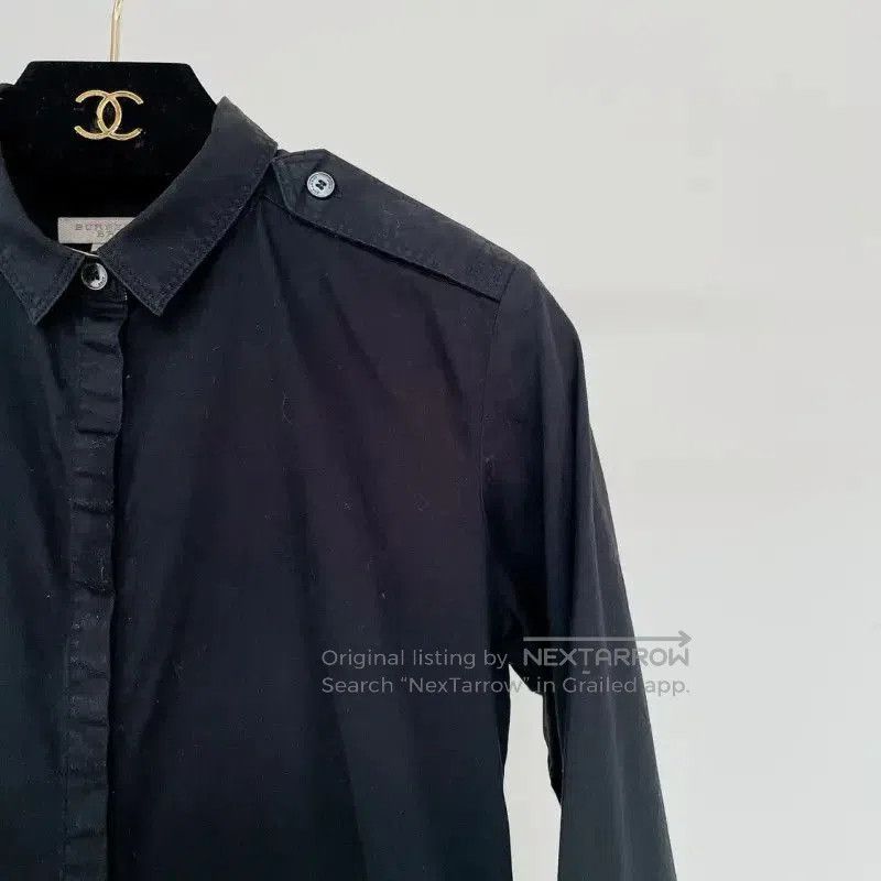 Burberry Burberry Women's Long Sleeve Black Shirt. Size XXS / US 00 / IT 34 - 3 Thumbnail