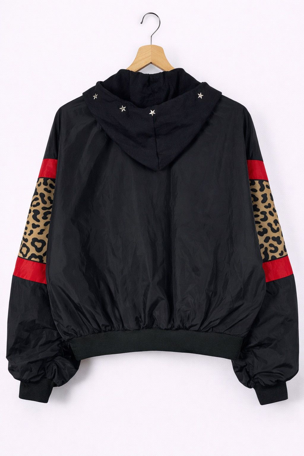 Japanese Brand Vintage Hell Cat Punks Ricca Leopard Panel Hooded Punk Jacke Size ONE SIZE - 3 Thumbnail