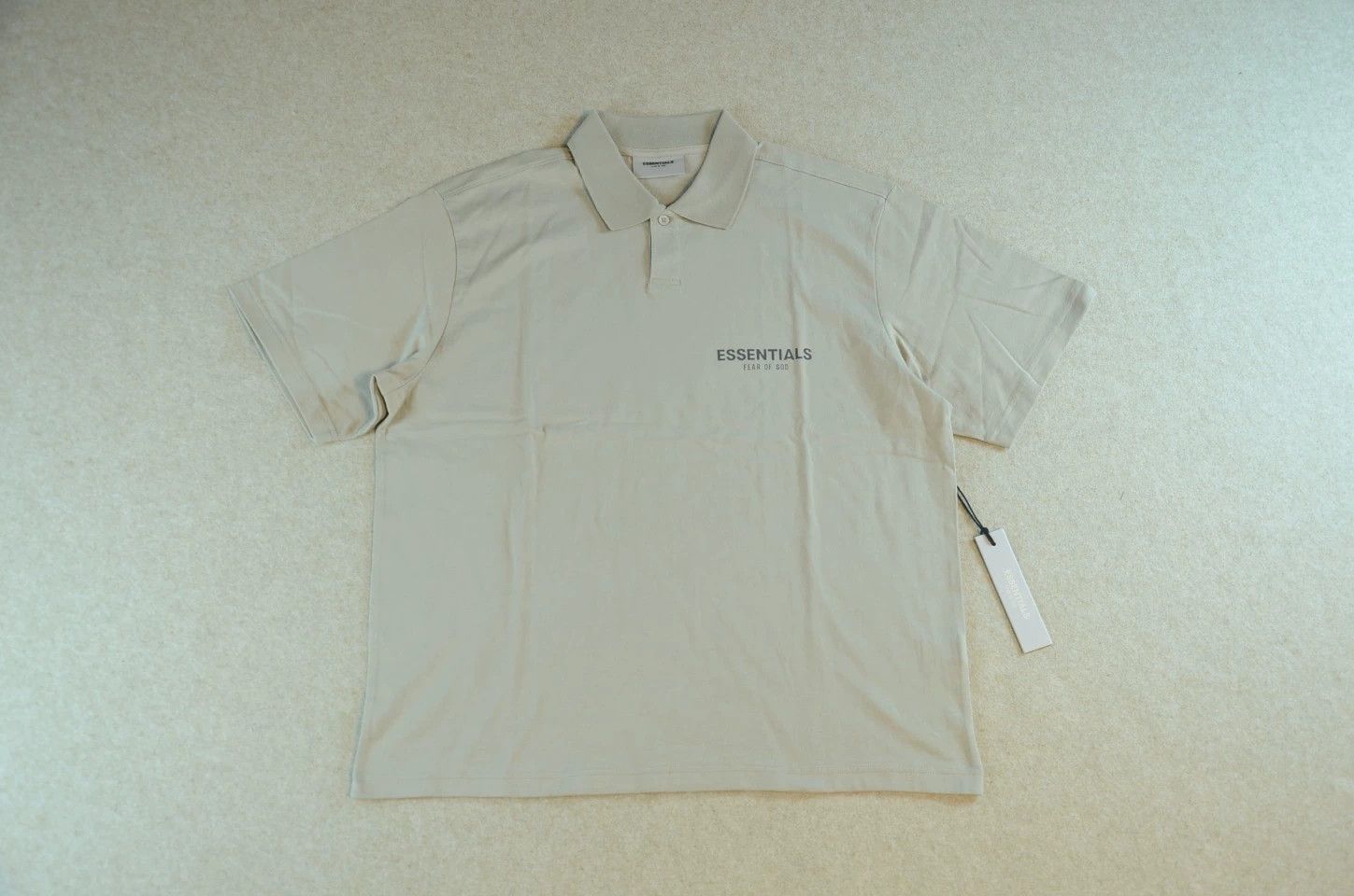 Fear of God Fear of God Essentials Mudd Oversize Short Sleeve Polo Shirt Size US S / EU 44-46 / 1 - 1 Thumbnail