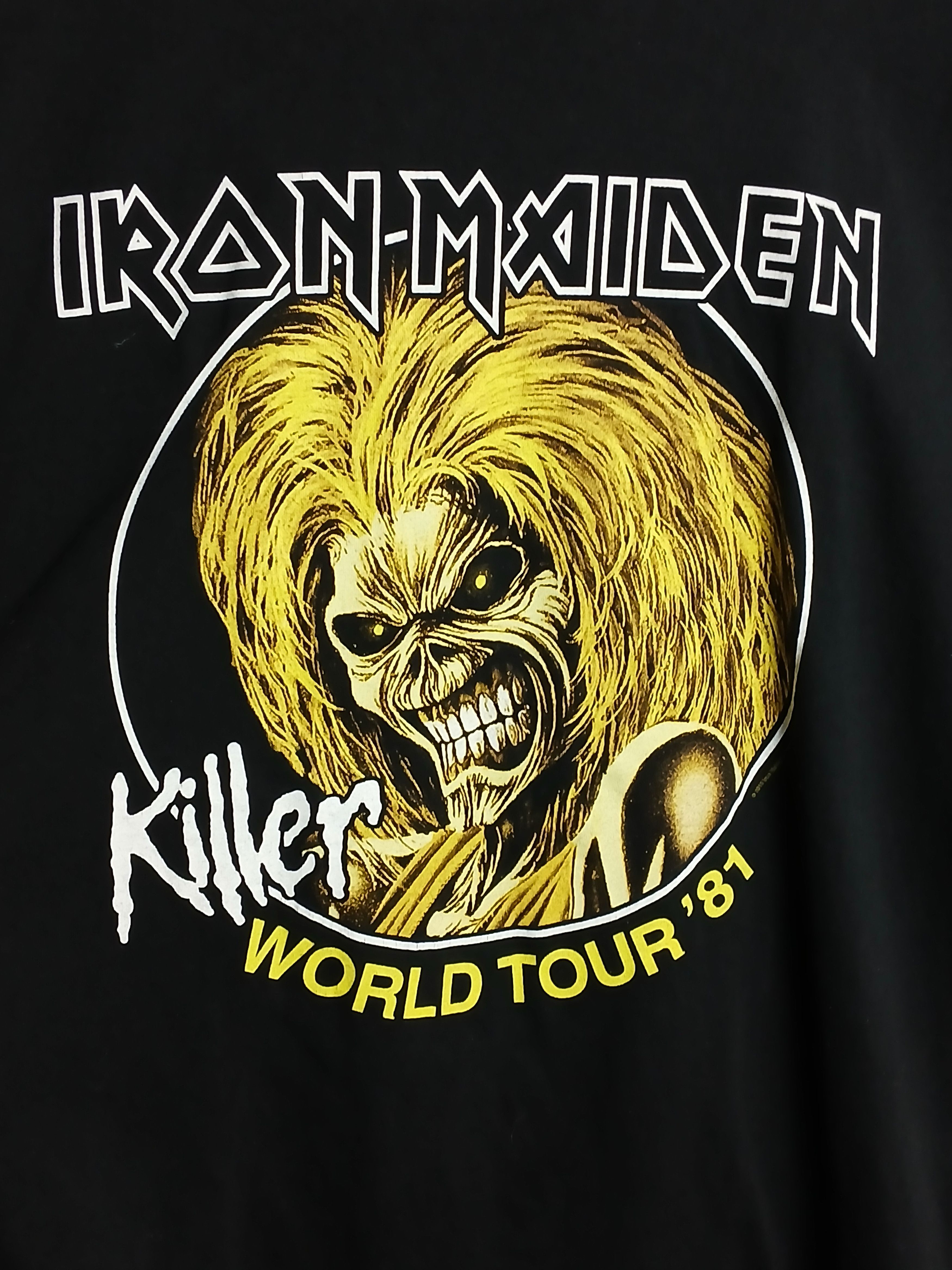Band Tees × Iron Maiden Iron Maiden Killer World Tour T-Shirt Size US S / EU 44-46 / 1 - 3 Thumbnail