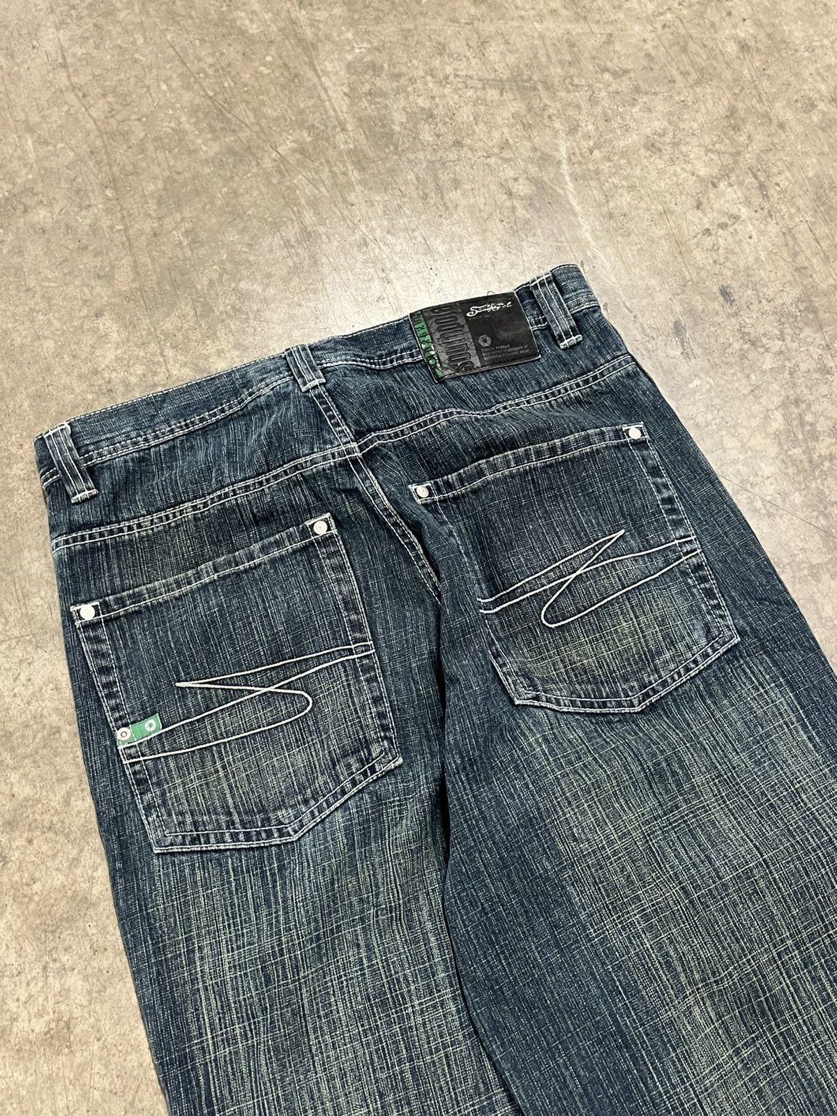Southpole × Vintage Southpole y2k baggy faded denim wide leg skater rare hype Size US 34 / EU 50 - 10 Thumbnail