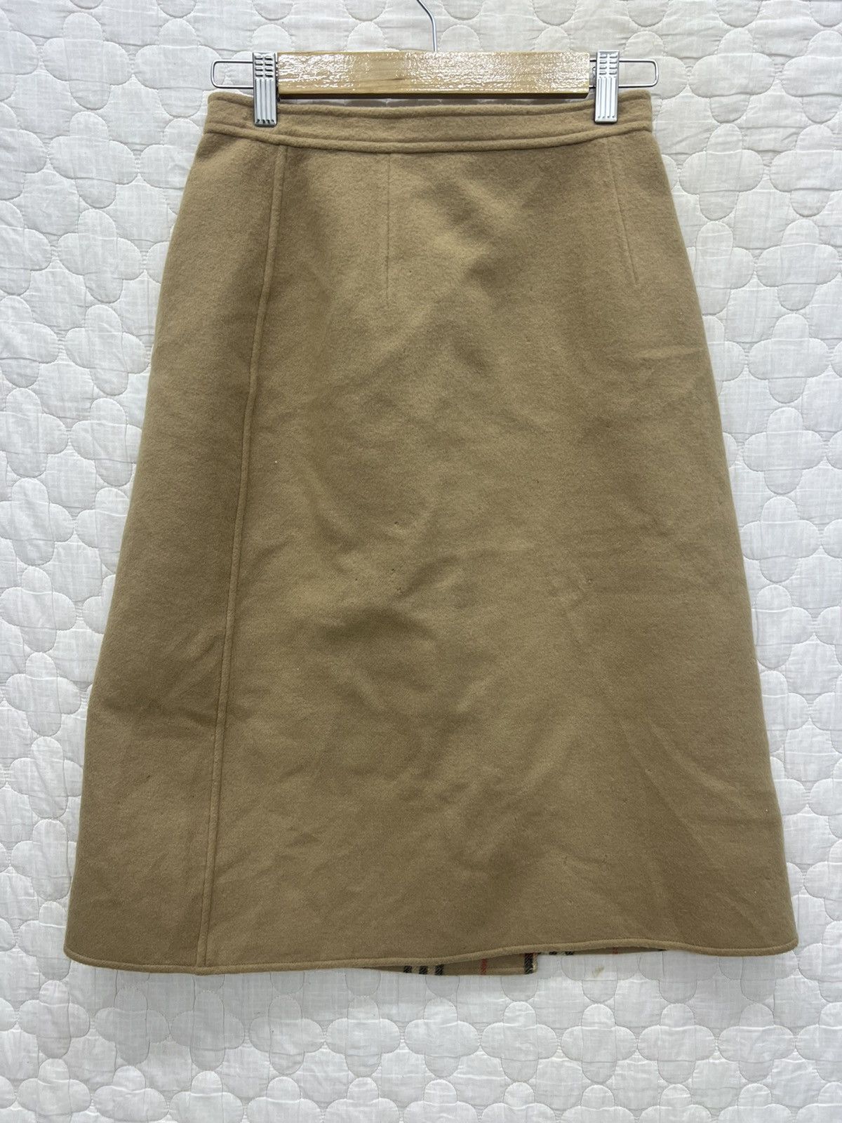Burberry BURBERRY WRAP SKIRT WOOL Size 26" / US 2 / IT 38 - 5 Thumbnail