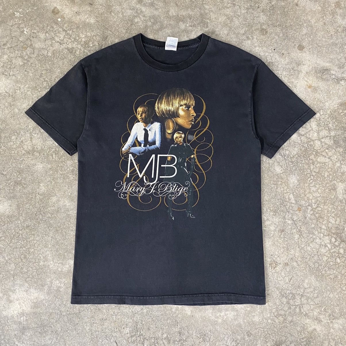 Rap Tees Vintage 2000s Mary J. Blige Tour Tee Size US L / EU 52-54 / 3 - 3 Thumbnail
