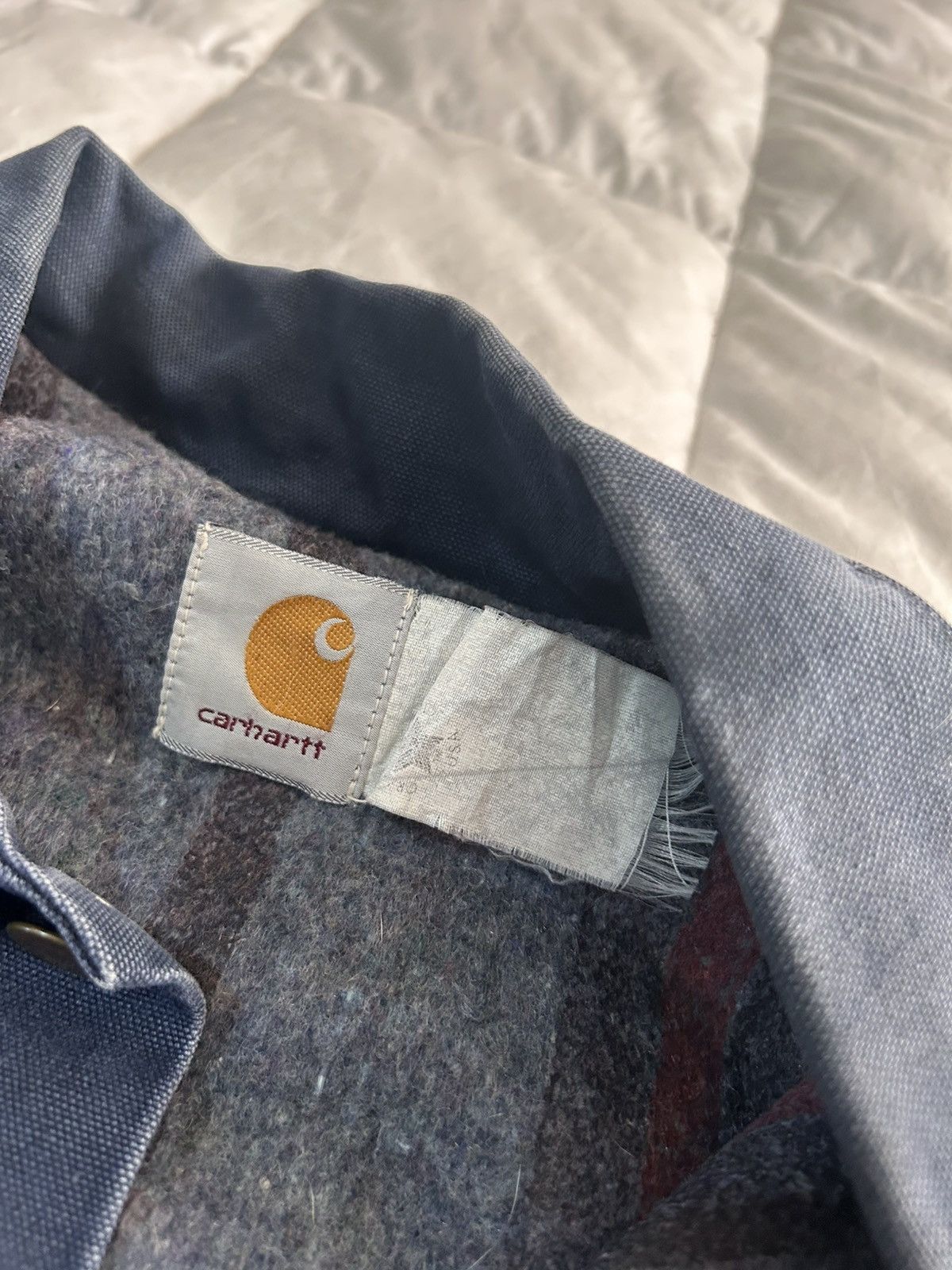 Carhartt SOLD Faded Midnight Blue Carhartt Trucker Jacket JB183 Size US L / EU 52-54 / 3 - 6 Thumbnail