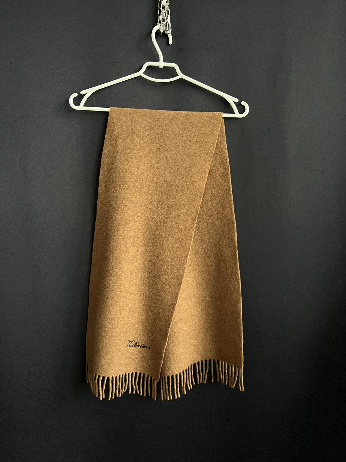 Valentino Valentino Wool Brown Scarf Size ONE SIZE - 5 Thumbnail