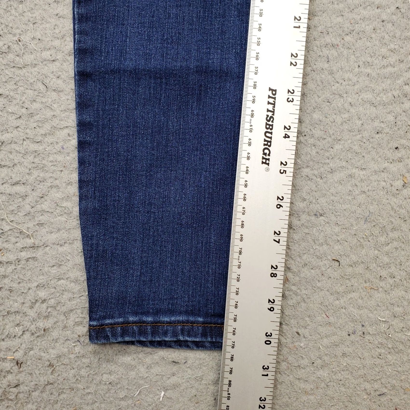 Vintage KUT from the Kloth Toothpick Skinny Jeans Womens 10 Blue Denim 5 Pocket Design Size 32" / US 10 / IT 46 - 4 Thumbnail