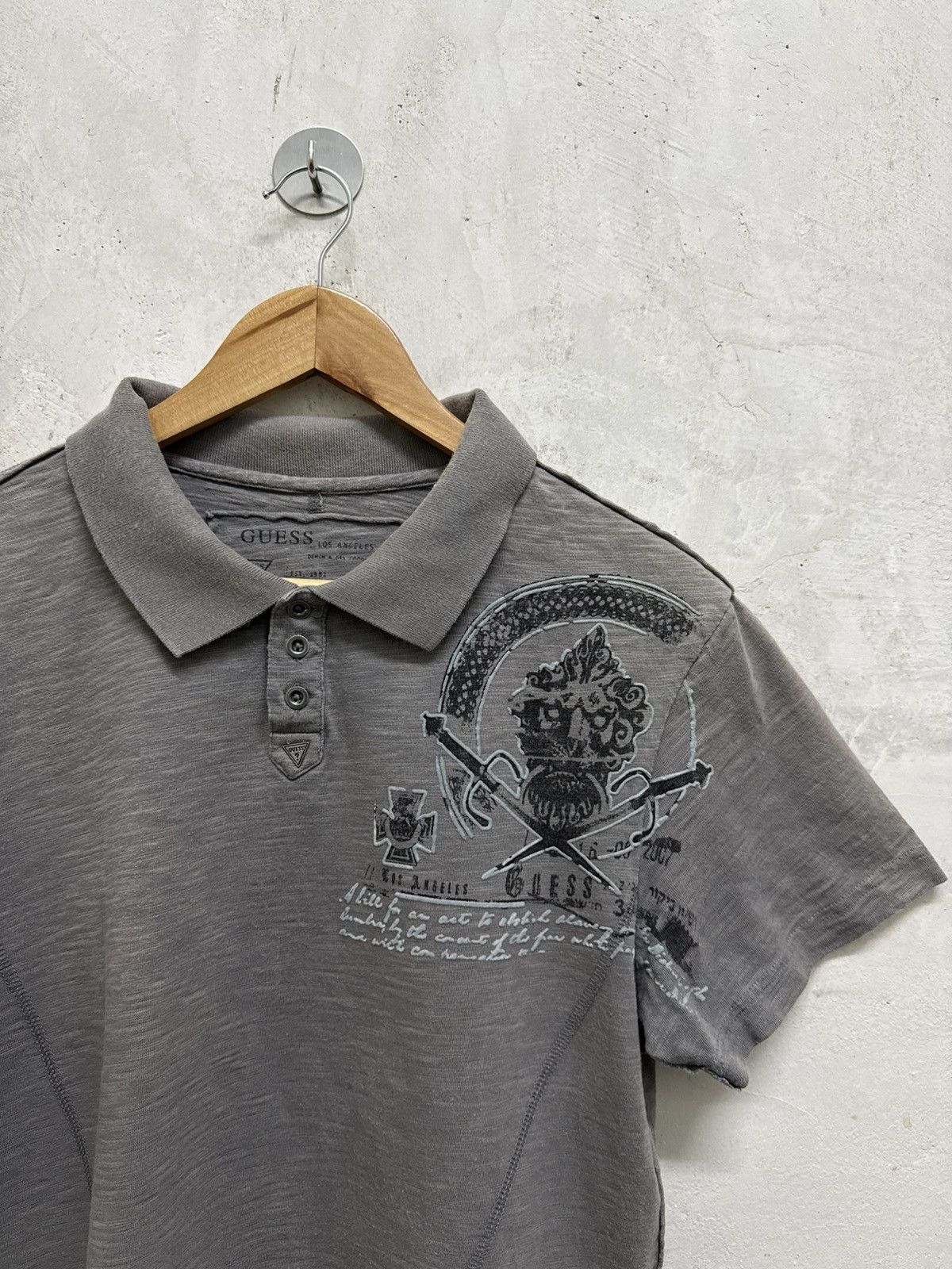 Guess Guess cross poems southpole styled y2k Polo Shirt Size US M / EU 48-50 / 2 - 2 Thumbnail