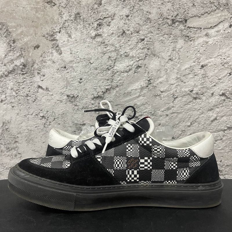 Louis Vuitton Louis Vuitton Ollie Black Low-Top Sneakers - Size US 9.5 / EU 42-43 - 8 Thumbnail