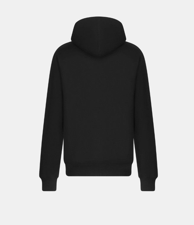 Dior o1w1db11024 Relaxed-Fit Hooded SweatShirt in Black Size US M / EU 48-50 / 2 - 2 Thumbnail