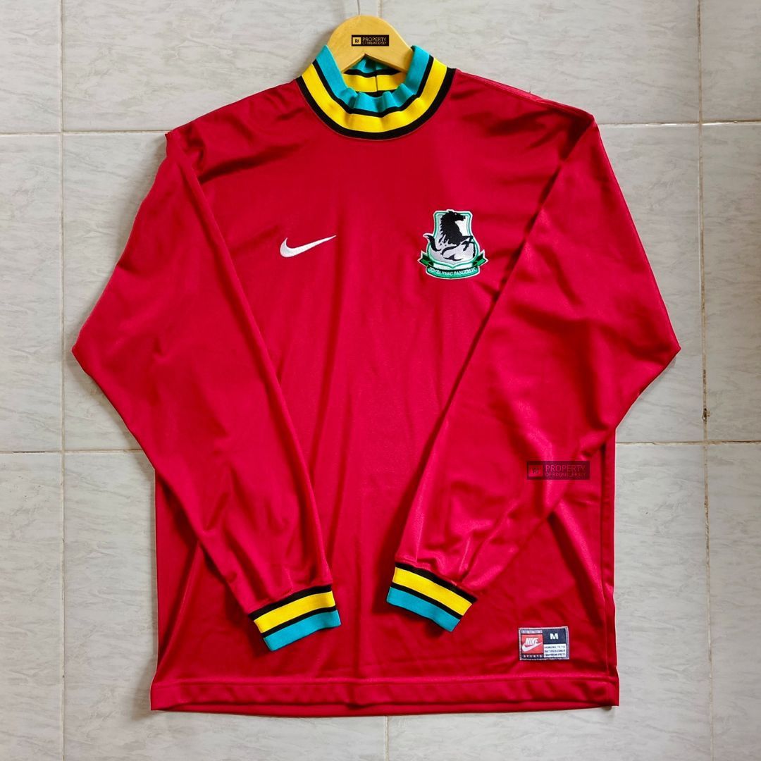 image of Nike x Soccer Jersey 1990' Sembawang Rangers Football Jersey in Red, Men's (Size Medium)