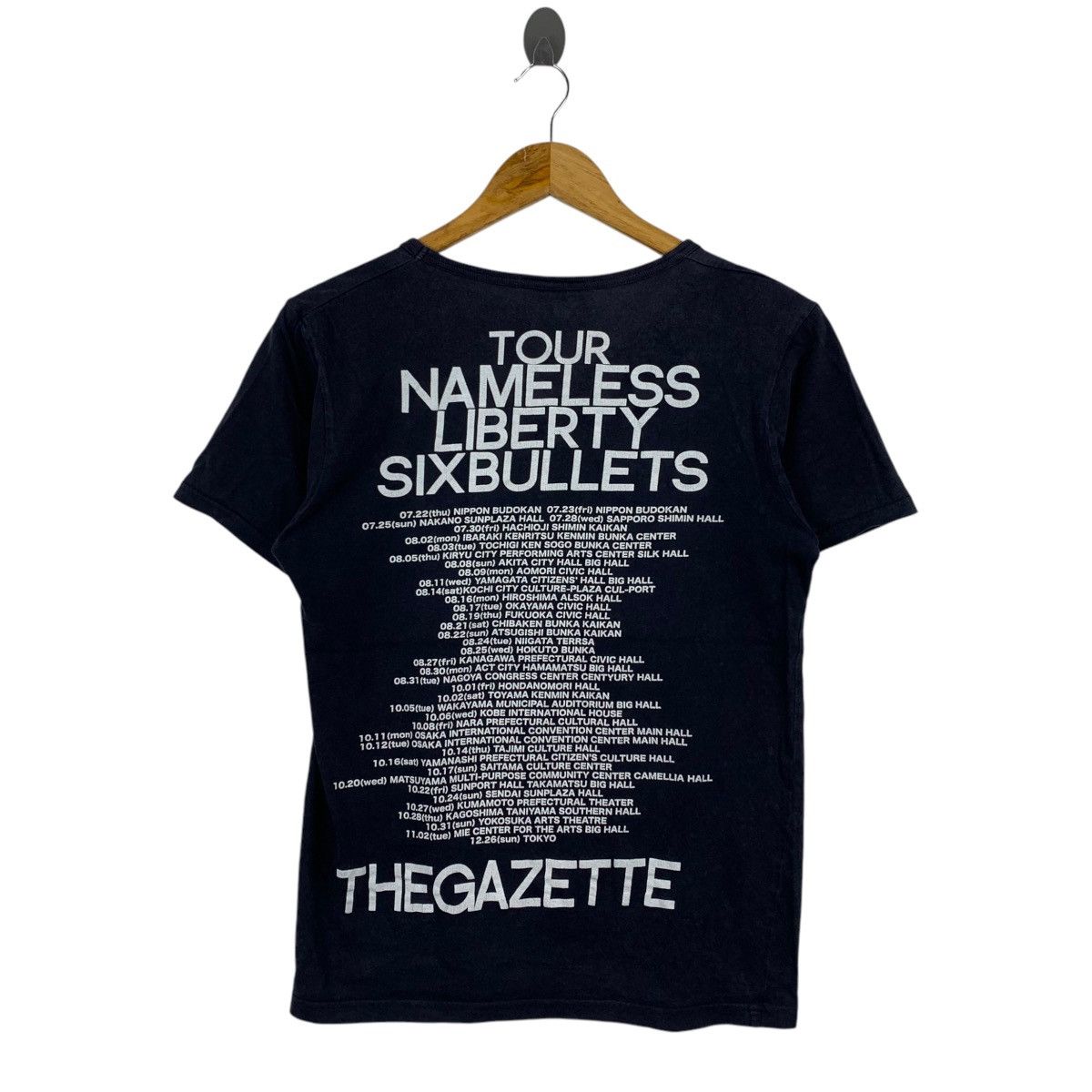 Japanese Brand THE GAZETTE Tour Nameless Liberty Six Japanese Band Shirt Size S / US 4 / IT 40 - 4 Thumbnail